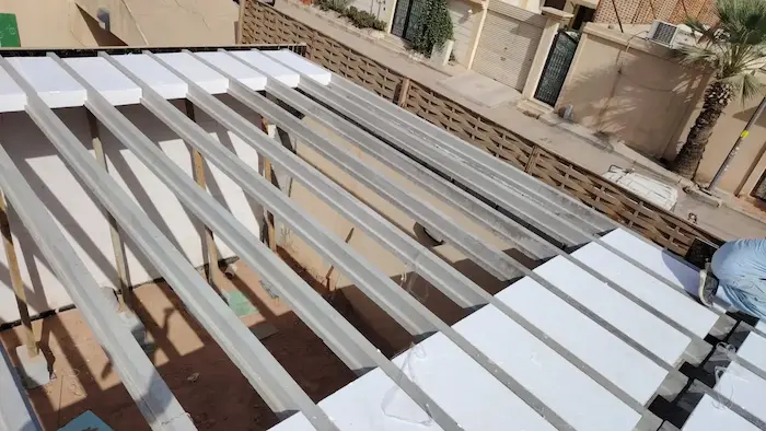 Concrete Beam and Block installation