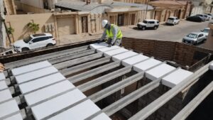 Beam and Block flooring installation