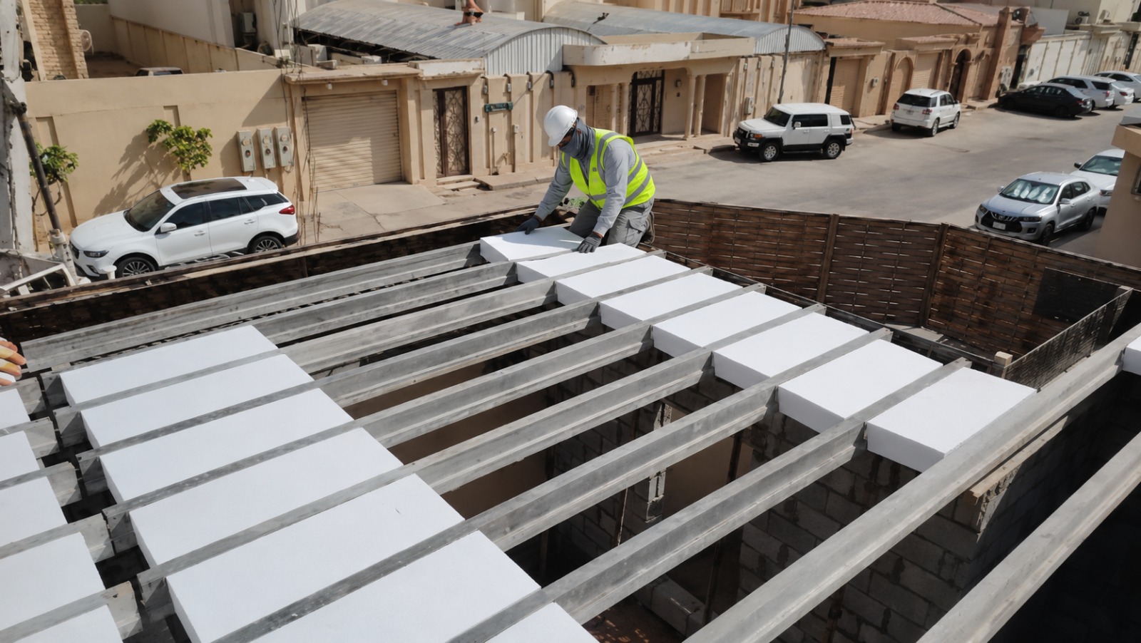 Beam and Block flooring installation