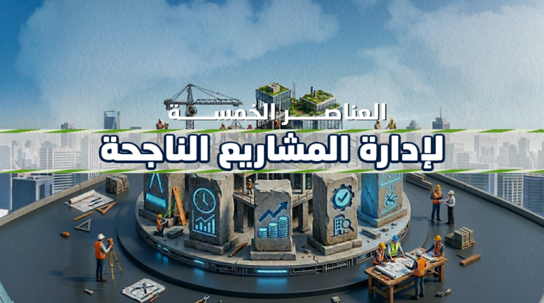 العناصر الخمسة لنجاح إدارة المشاريع الهندسية