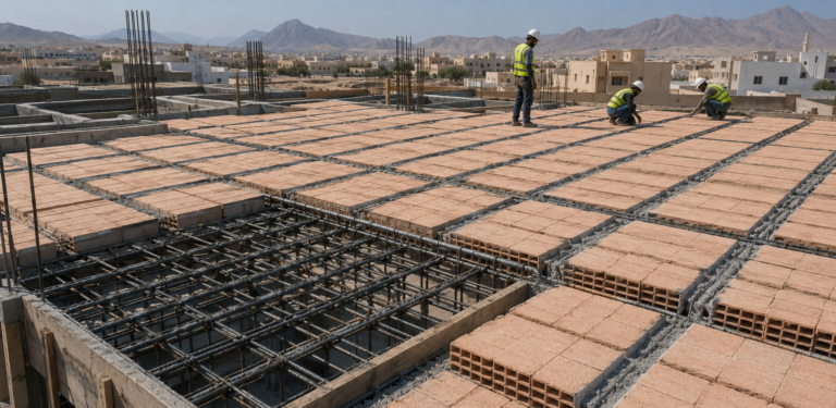 نظام الأسقف الخرسانية الكمرات والبلوك (السقف الهوردي): المميزات، التكلفة وأهم الاستخدامات