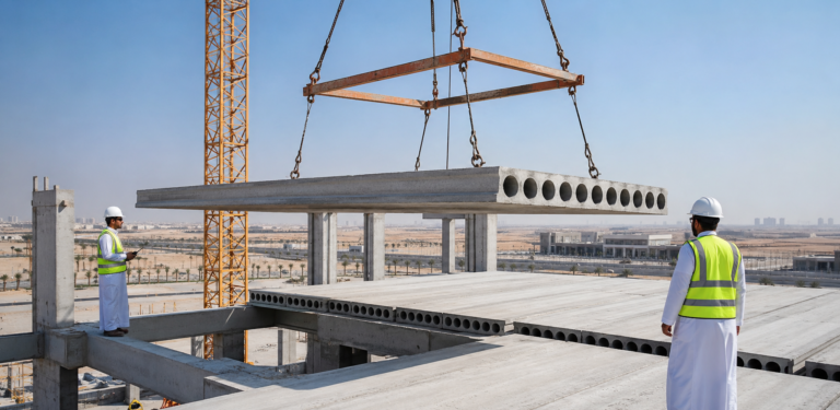 الأسقف الخرسانية مسبقة الصنع (البريكاست): المزايا، التركيب، التكلفة وأهم الاستخدامات