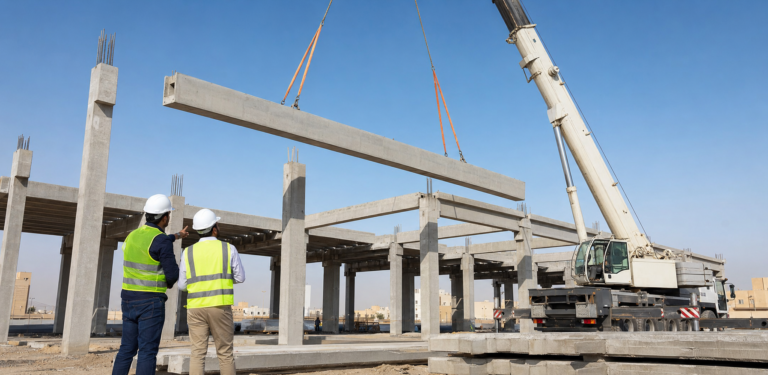 كمرات خرسانية جاهزة: المميزات، خطوات التركيب وأهم الاستخدامات
