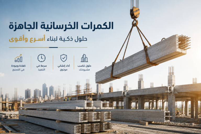 الكمرات الخرسانية الجاهزة: المميزات وخطوات التركيب وأهم الاستخدامات