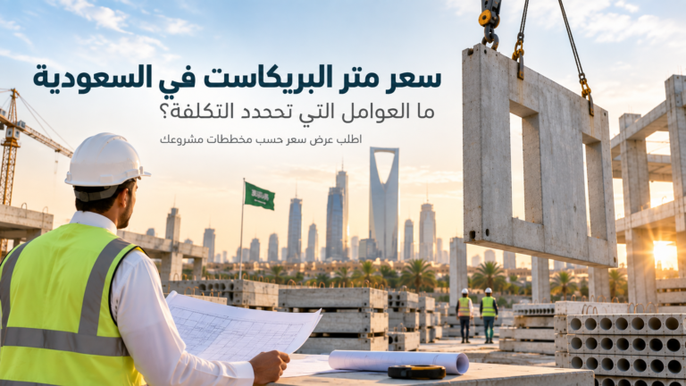 سعر متر البريكاست في السعودية