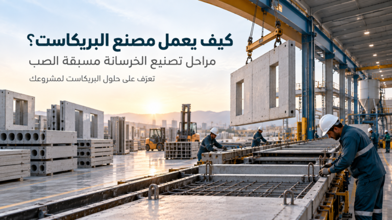 كيف يعمل مصنع البريكاست؟